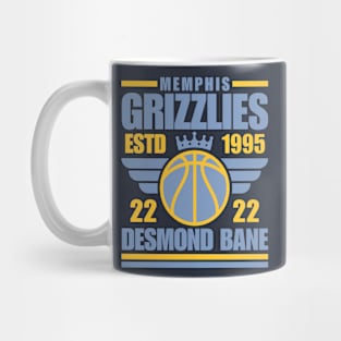 Memphis Grizzlies Bane 22 Basketball Retro Mug